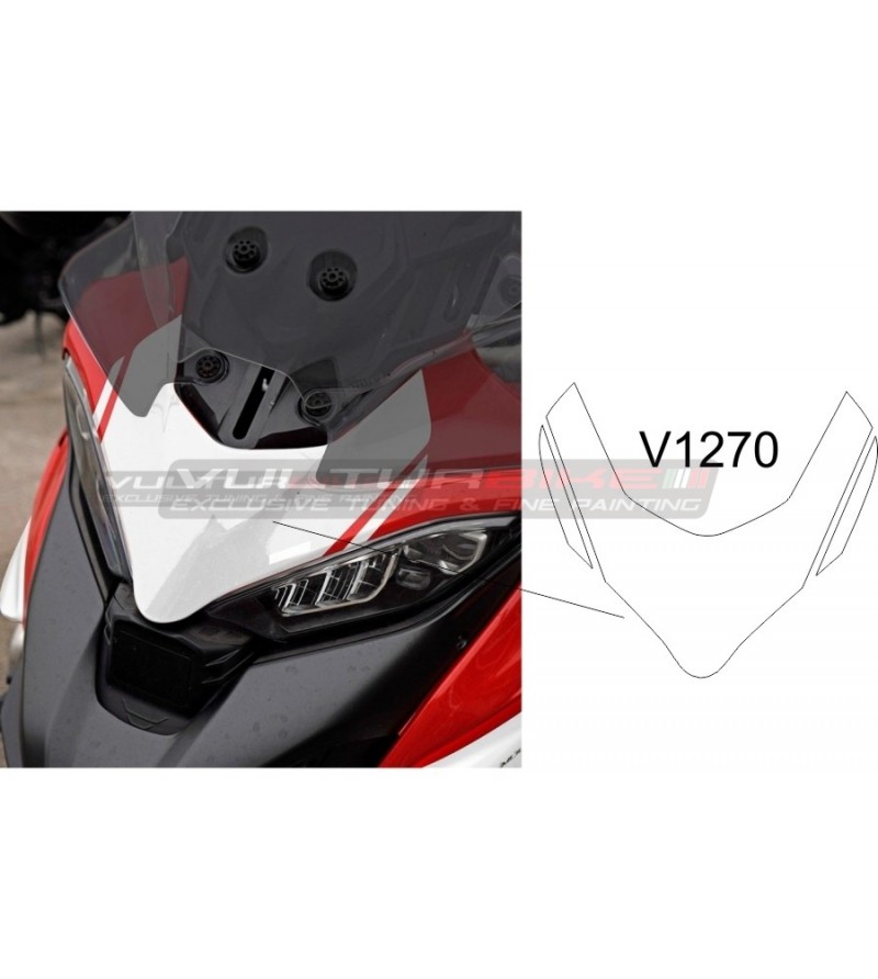 Adesivo per cupolino personalizzabile - Ducati Multistrada V4 / V4S-Rally