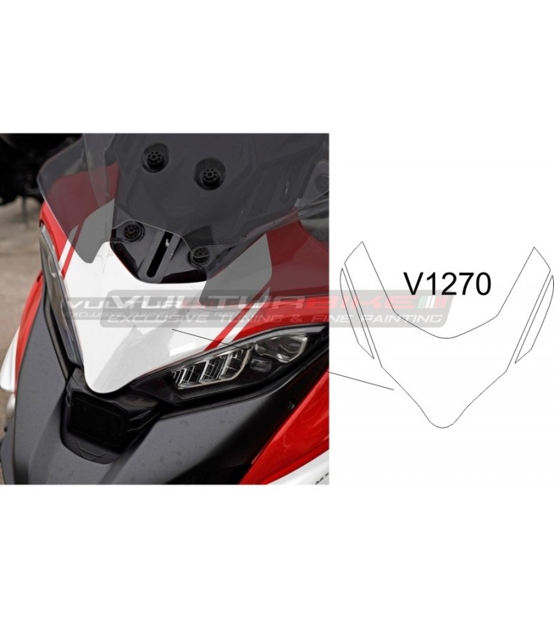 Anpassbarer Windschutzscheibenaufkleber - Ducati Multistrada V4 / V4S