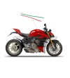 Autocollant de réservoir design tricolore italien - Ducati Streetfighter V4 / V4S 
