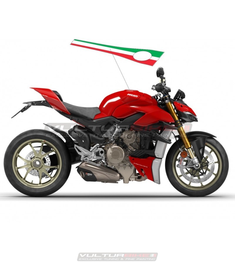 Akacha 4x UK Flag & Italy Flag Car Sticker Decals - Tuning Decals For Car Or Motorcycle