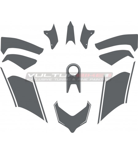 Komplettes anpassbares Aufkleber-Kit - Ducati Panigale V2 2020 / 2022 
