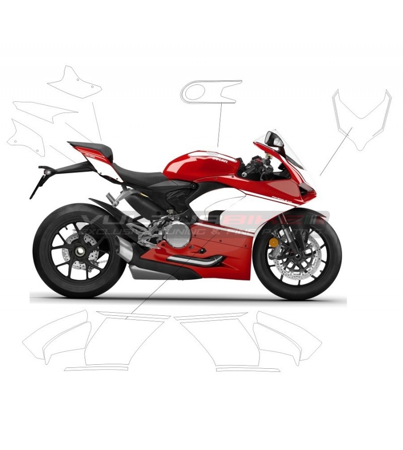 Komplettes anpassbares Aufkleber-Kit - Ducati Panigale V2 2020 / 2022