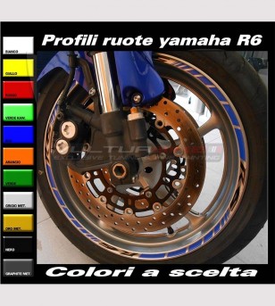 Adesivi ruote moto personalizzabili - Yamaha R6