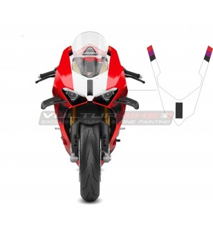 Adesivo portanumero per cupolino grafica design Ducati Panigale V4R 2023