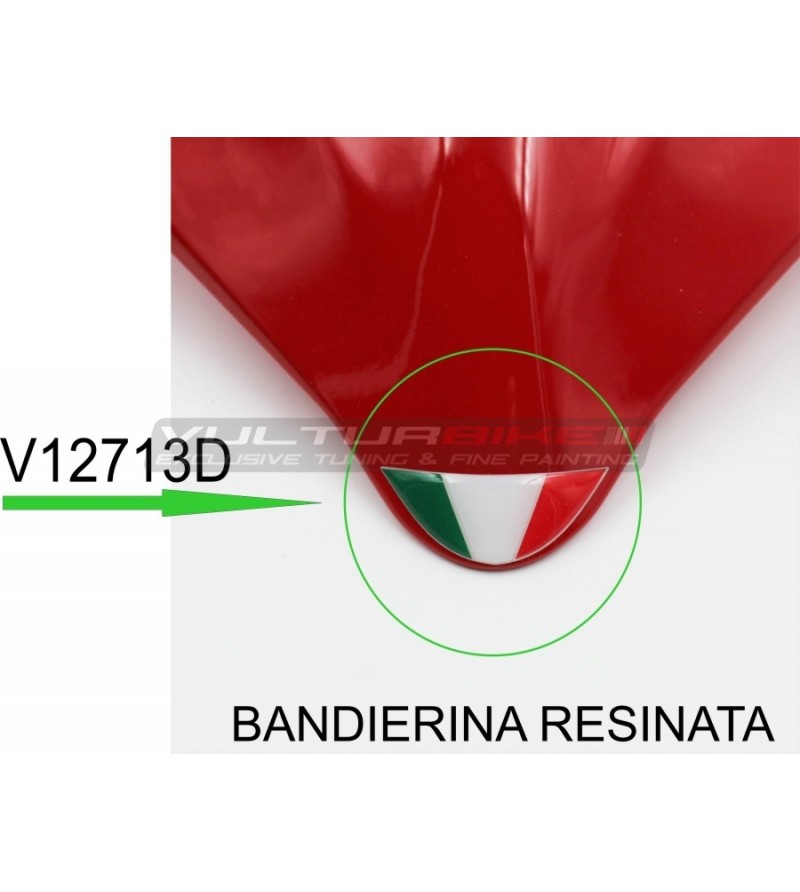 Resin flag sticker for fairing - Ducati Multistrada V4 / V4S / Rally