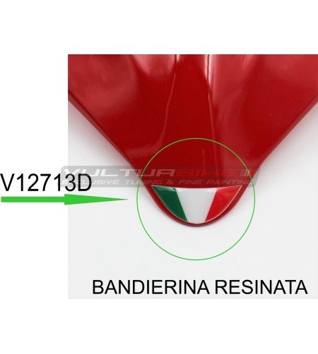 Autocollant drapeau en résine pour bulle - Ducati Multistrada V4 / V4S / Rallye