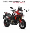 Benutzerdefinierte Verkleidung Aufkleber - Ducati Multistrada V4 Pikes Peak 