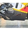 Carenados inferiores de carbono Panigale V4 2018 / 2023 para escape Akrapovic 
