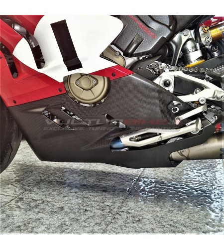 Carénages Panigale V4 moins carbone 2018 / 2023 pour échappement Akrapovic 