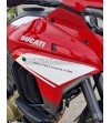 Autocollants rouges/blancs/graphite mats pour panneaux latéraux - Ducati Multistrada V4 / V4S