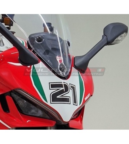 Verkleidungsaufkleber mit Nummer - Ducati Supersport 950/950S 