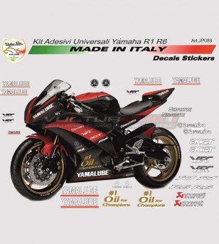 Kit adesivi sponsor tecnici - Yamaha R1/R6
