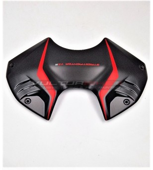 Cover batteria in carbonio design personalizzato - Ducati Streetfighter V4 / V4S