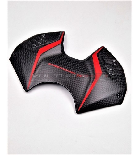 Custom design carbon battery cover - Ducati Streetfighter V4 / V4S