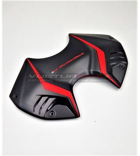 Custom design carbon battery cover - Ducati Streetfighter V4 / V4S