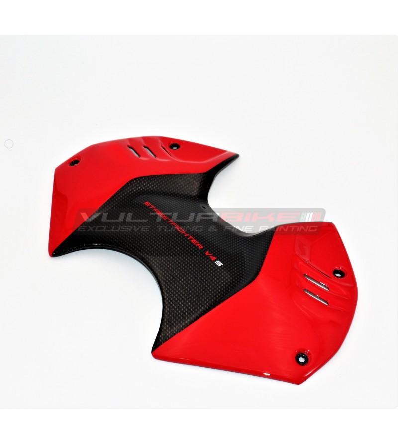 Cubierta de batería de carbono personalizada - Ducati Streetfighter V4 / V4S