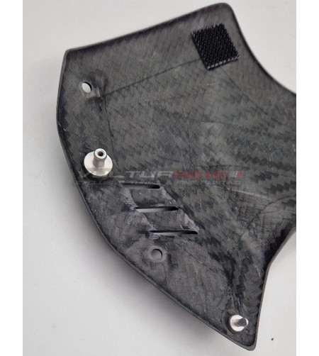 Custom Carbon Batterieabdeckung - Ducati Streetfighter V4 / V4S