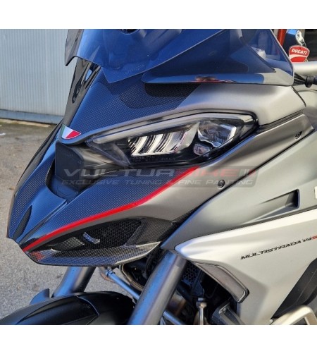 Cargador frontal completo - Ducati Multistrada V4S Aviator Gris