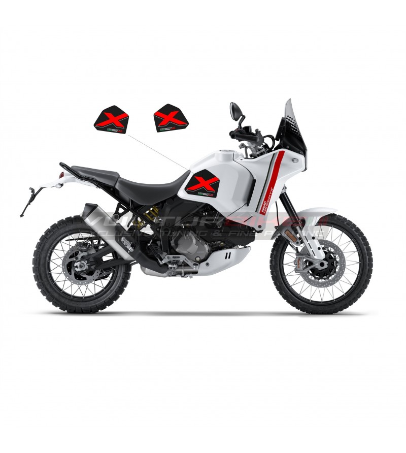 Protectores adhesivos de tanque personalizados - Ducati DesertX 