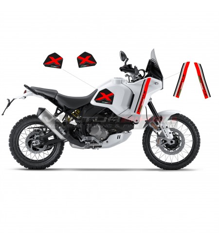 Decalcomanie personalizzate per serbatoio e fianchetti- Ducati DesertX