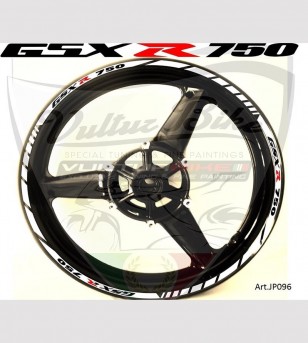 Pegatinas personalizables para ruedas - Suzuki GSX R 750