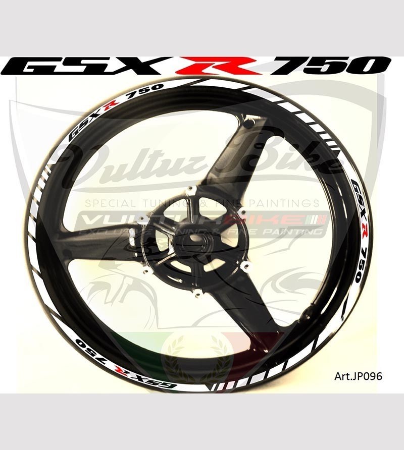 Adesivi personalizzabili per ruote - Suzuki GSX R 750