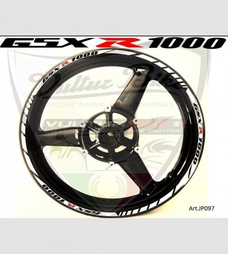 Pegatinas personalizables para ruedas - Suzuki GSX R 1000