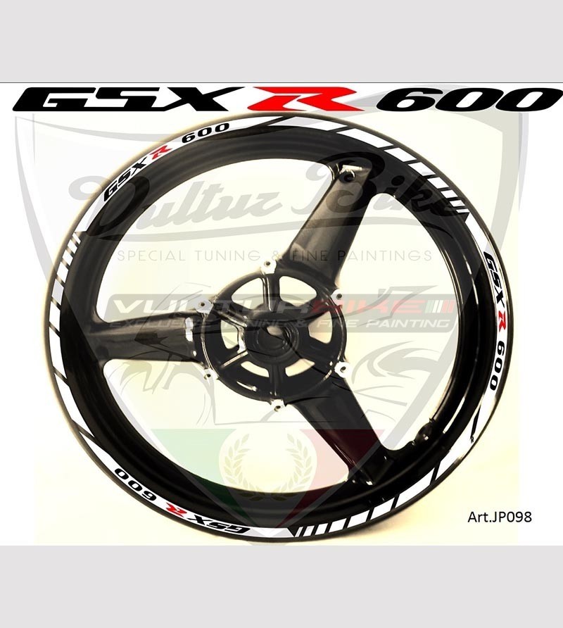 Customizable wheel stickers - Suzuki GSX R 600