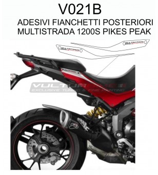 Kit adesivi per fianchetti sottosella - Ducati Multistrada 1200S Pikes Peak 2010/2014