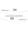 Kit de pegatinas para paneles laterales debajo del sillín - Ducati Multistrada 1200S Pikes Peak 2010/2014 