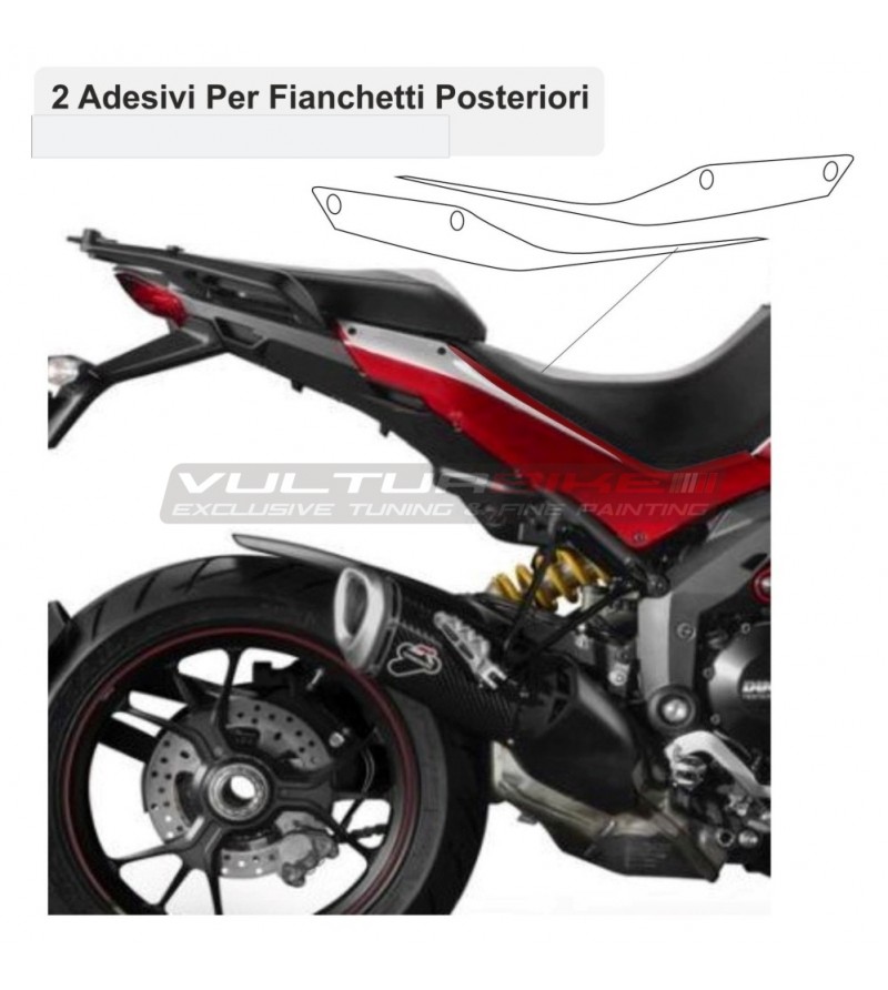 Adesivi per fianchetti sottosella - Ducati Multistrada 1200  2010/2014