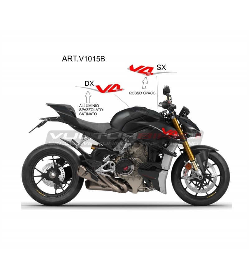 Stickers kit for sides - Ducati Streetfighter V4 / V4S dark