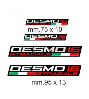 Kit of 4 decals Desmo16 Stradale