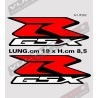 Red stickers for side fairings - Suzuki GSX R 1000 