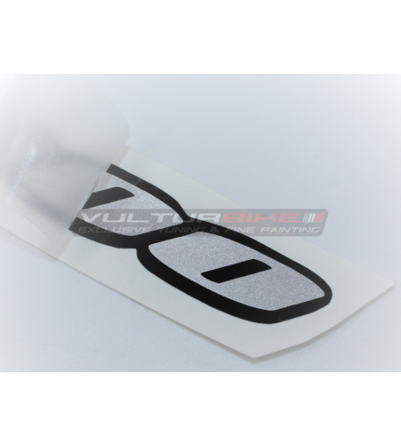 Autocollants arrière - Suzuki GSX R 1000 - taille moyenne 