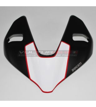 Adesivo bianco con bordo rosso per cupolino - Ducati Streetfighter V2 / V4 / V4S