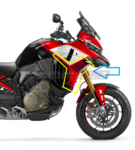 Decalcomanie originali Ducati Multistrada V4 Pikes Peak 
