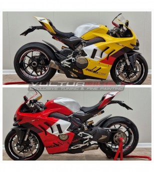 Extensiones carenados originales para escapes Racing - Ducati Panigale V4 2022 / 2023