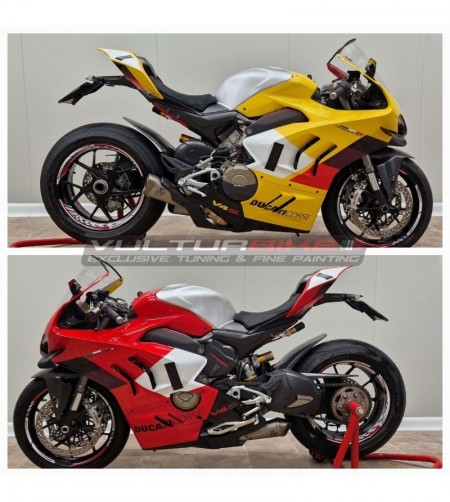 Rallonges carénages d’origine pour échappements Racing - Ducati Panigale V4 2022 / 2024 