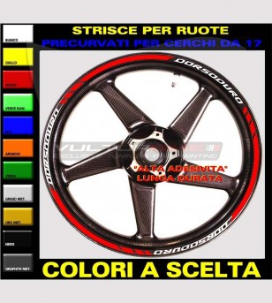 Adesivi ruote moto strisce cerchi DUCATI STREETFIGHTER 848  1098S stickers wheel