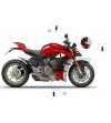 Kit de pegatinas número 1 para carenado y paneles laterales - Ducati Streetfighter V4 
