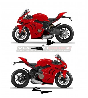 Customizable stickers for lower fairings - Ducati Panigale V4 2022 / 2023