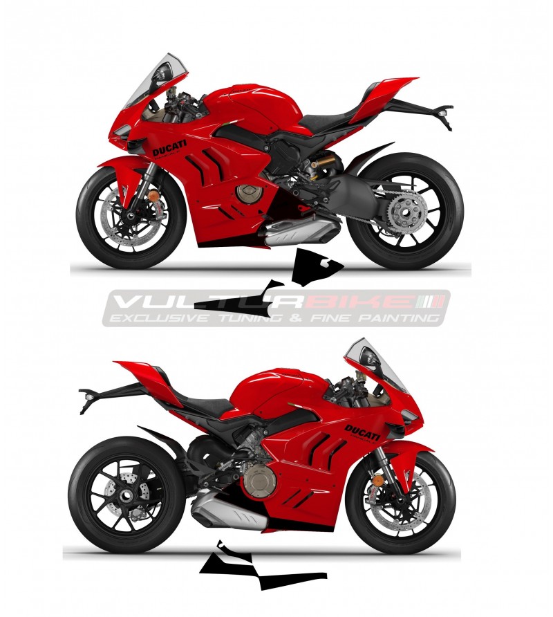 Anpassbare Aufkleber für niedrigere Verkleidungen - Ducati Panigale V4 2022 / 2023