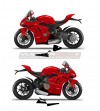 Pegatinas personalizables para carenados inferiores - Ducati Panigale V4 2022 / 2023