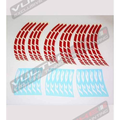 Customizable stickers for wheels - Yamaha R6 