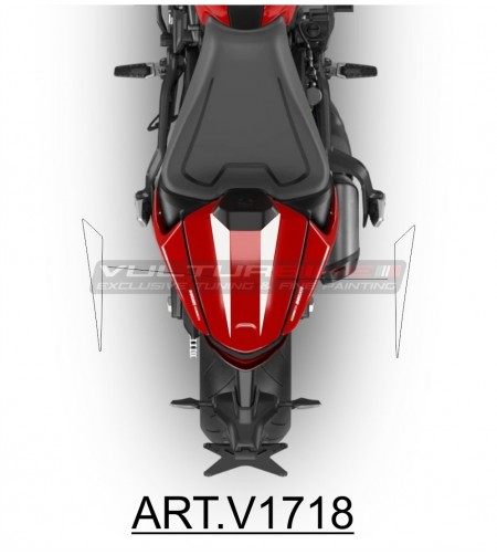 Autocollants de couvercle arrière monoplace - Nouveau Ducati Monster 937