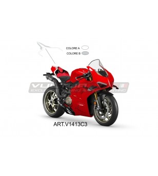 Two-tone stickers for tail - Ducati Panigale V4 2022/23