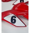 Kit de pegatinas negras blancas para paneles laterales - Ducati Streetfighter V4 / V4S 