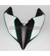 Kit autocollants blancs avec bordure verte pour queue - Ducati Panigale / Streetfighter
