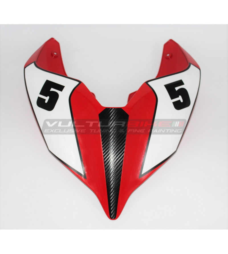 Aufkleber Kit für rotes Motorradheck - Ducati Panigale / Streetfighter V4 / V2